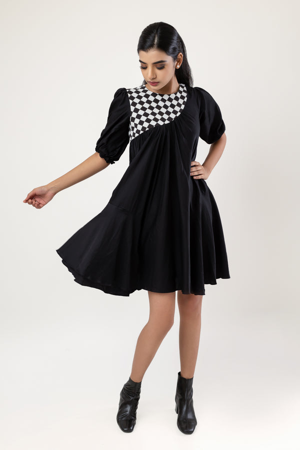 Midi flared dress