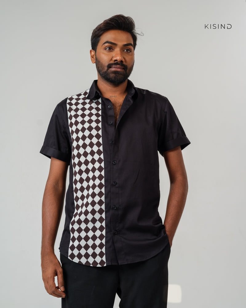 Black king chess shirt